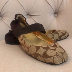 COPY - Coach brown ballet shoes